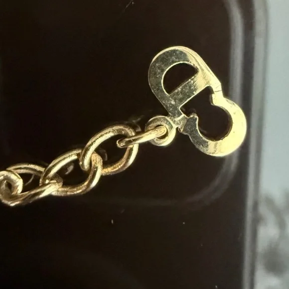 Christian Dior,18K gold plated Germany rare vintage BEE necklace - Picture 4 of 9